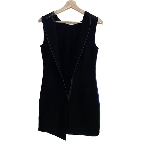 BCBG Nikole Asymmetrical Color‑Block Shift Dress • Size 0 • Like New • Business - Picture 5 of 7
